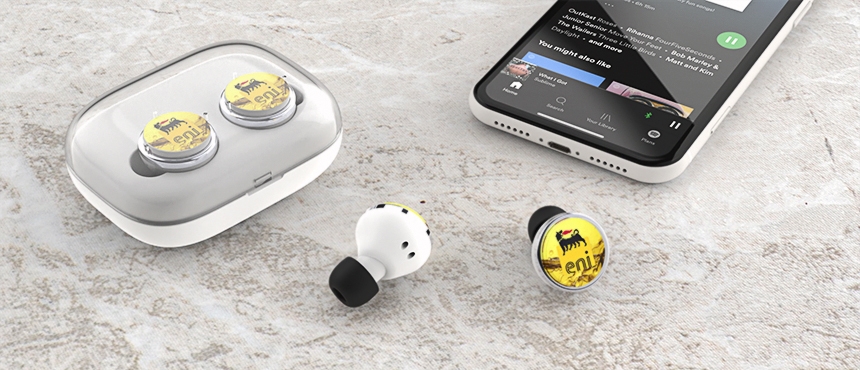 Icon TWS Earbuds | CustomUSB Headphones 0