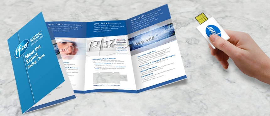 Smart Tri-Fold Brochure | CustomUSB Print Solution 0
