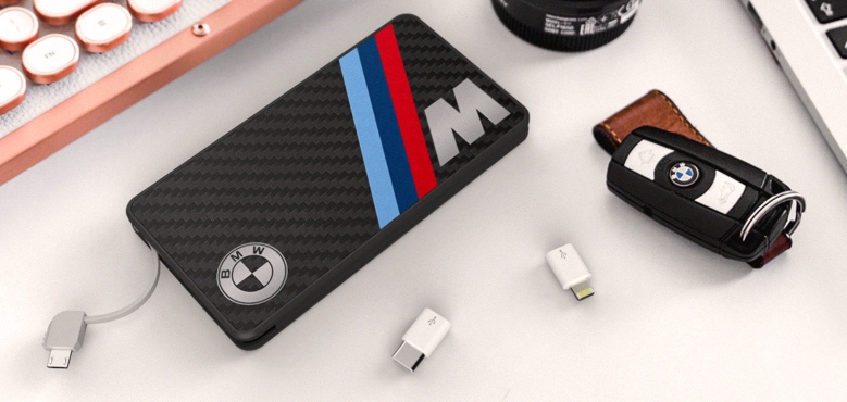 PowerTile Carbon Fiber | CustomUSB Mobile Charger 1