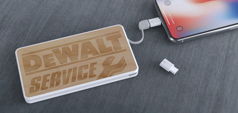 PowerTile Wood | CustomUSB Mobile Charger 2