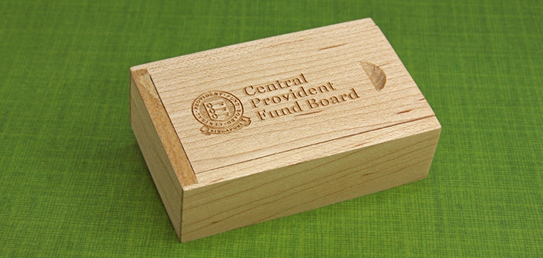 Slide Top Wooden Box | CustomUSB 2