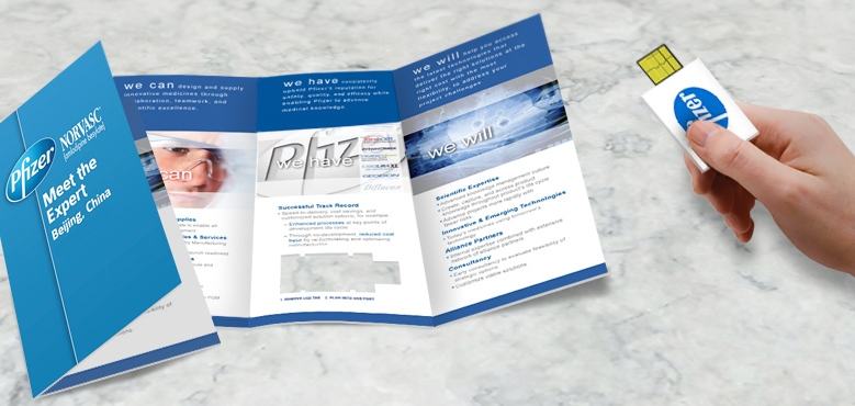Smart Tri-Fold Brochure | CustomUSB Print Solution 0