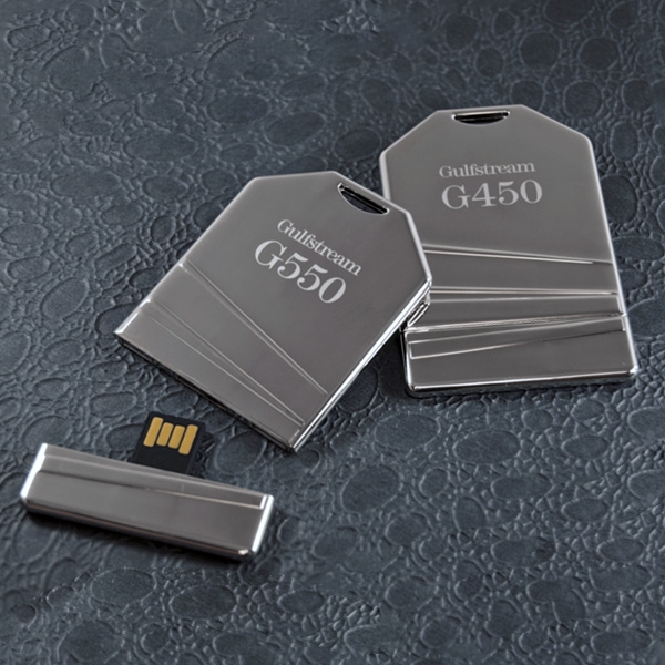 Custom Metal Luggage Tag USB Flash Drives with Custom Packaging 2